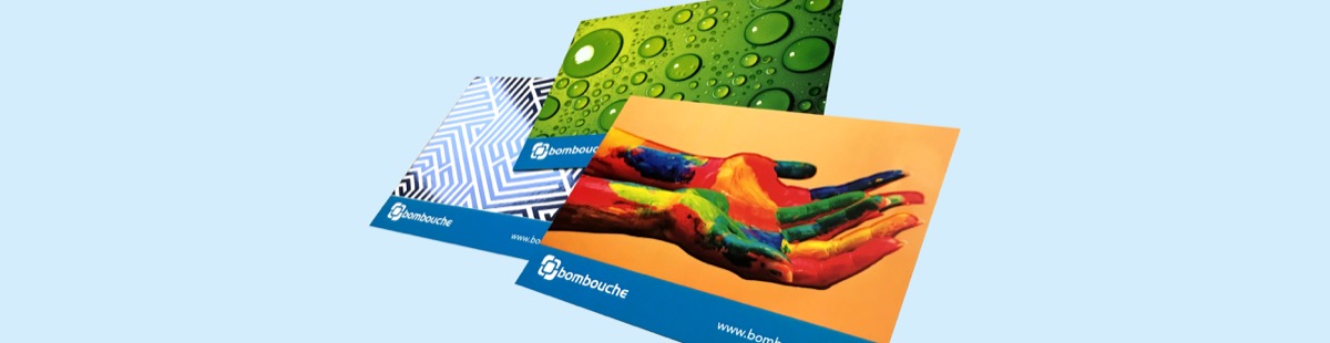 Laminated cards Bombouche
