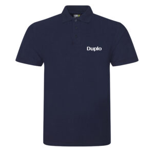 Duplo PRO RTX Pro Polo Blue with White Logo