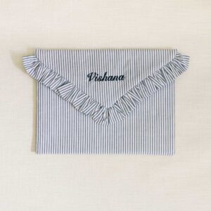 The Navy Stripe Regualr Laptop Case