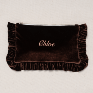 The Brown Velvet Regular Pouch